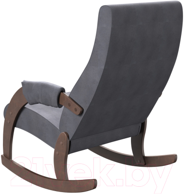 Кресло-качалка Мебелик Каула М (ткань макс 965/орех)
