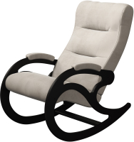 Кресло-качалка Мебелик Каула (ткань mахх 100/венге) - 