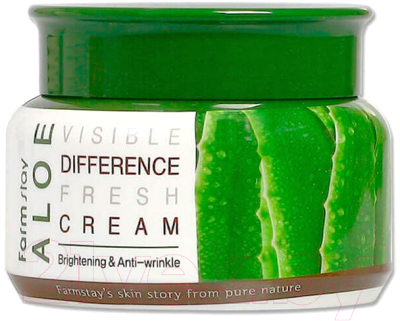 Крем для лица FarmStay Aloe Visible Difference Fresh Cream Освежающий (100г)