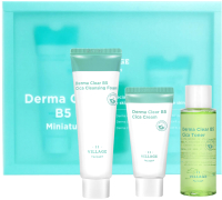 

Набор косметики для лица, Derma Clear B5 Cica Miniature Set Пенка+Тонер+Крем