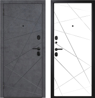 Входная дверь Металюкс М614 (96x205, левая) - 