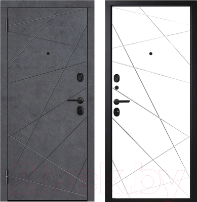 Входная дверь Металюкс М614 (96x205, левая)