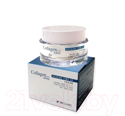 Крем для лица 3W Clinic Collagen Shining Tone Up Cream С коллагеном (50мл)