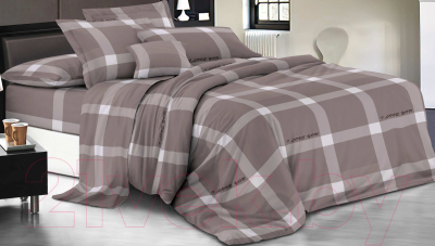 Комплект постельного белья Бояртекс №9073-06 Евро-стандарт (креп-жатка)
