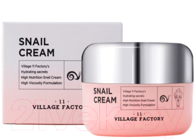 Крем для лица Village 11 Factory Snail Cream С улиточным муцином (50мл)