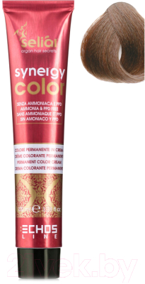 Крем-краска для волос Echos Line Seliar Synergy Color 5.7 (100мл, коричневый светло-каштановый)