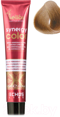 Крем-краска для волос Echos Line Seliar Synergy Color 8.7 (100мл, белокурый светло-каштановый)