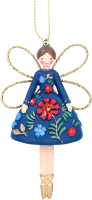 

Елочная игрушка, Floral Folk Art. Фея / 15184-1