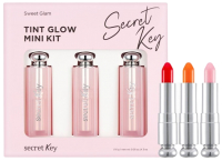 Набор декоративной косметики Secret Key Glam Tint Glow Mini Kit (3x1.6г) - 