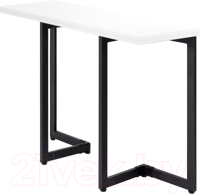 Обеденный стол Millwood Арлен 2 38-76x120x76 (белый/металл черный)