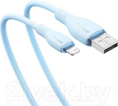 Кабель Baseus Pudding USB to iP 2.4A / P10355700311-01 (2м, голубой)