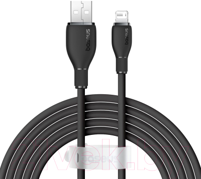 Кабель Baseus Pudding USB to iP 2.4A / P10355700111-01 (2м, черный)