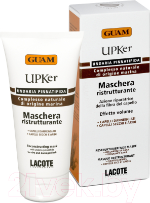 Маска для волос Guam UPKer Для восстановления сухих секущихся волос (150мл)