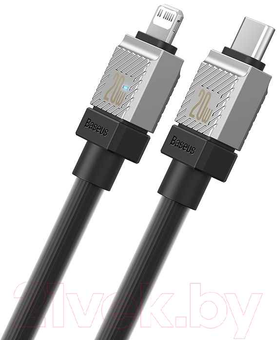 Кабель Baseus CoolPlay Type-C to iP 20W / CAKW000001 (1м, черный) — фото 2