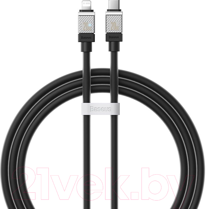 Кабель Baseus CoolPlay Type-C to iP 20W / CAKW000101 (2м, черный)