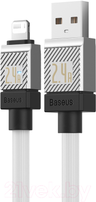 Кабель Baseus CoolPlay USB to iP 2.4A / CAKW000402 (1м, белый)