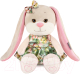 Мягкая игрушка Jack&Lin Зайка Лин в летнем платье с цветами / JL-04202309-20 - 