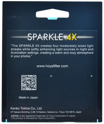 Светофильтр Hoya Sparkle 4x55мм