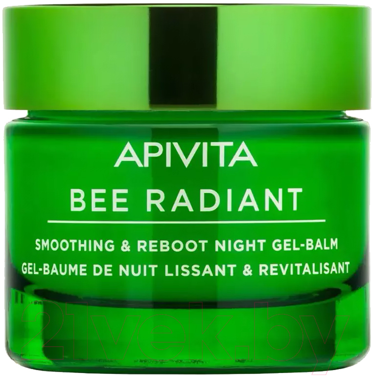 Гель для лица Apivita Bee Radiant Ночной разглаживающий и обновляющий Бальзам