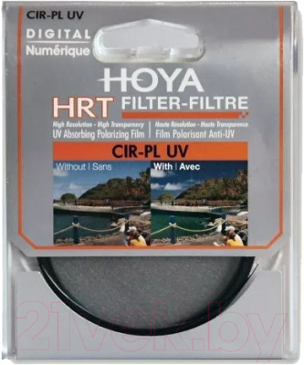 Светофильтр Hoya PL-CIR UV HRT 55мм IN SQ.CASE