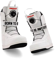 Ботинки для сноуборда PING&UP Born To Be White Tgf (р-р 35, белый) - 
