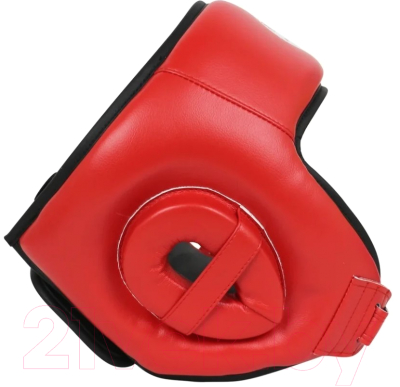 Боксерский шлем RuscoSport Pro с усилением (L, красный)