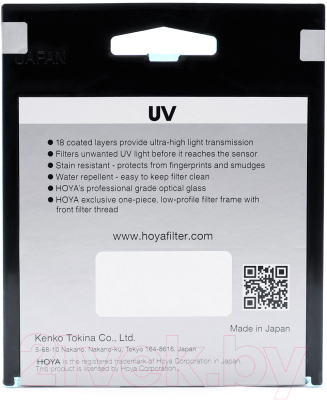 Светофильтр Hoya UV Fusion One 62