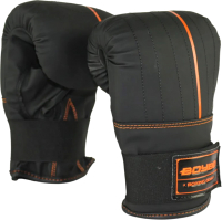 Боксерские перчатки BoyBo B-series (S, черный/оранжевый) - 