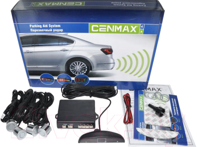 Парковочный радар Cenmax РS-4.1 (серебристый)