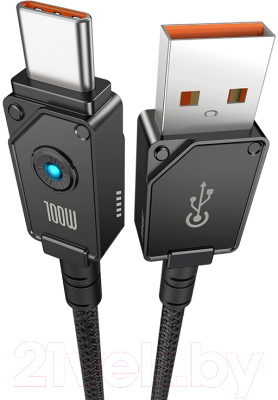 Кабель Baseus Unbreakable USB to Type-C 100W / P10355801111-00 (1м, черный)