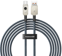Кабель Baseus Unbreakable USB to Type-C 100W / P10355801221-01 (2м, белый) - 