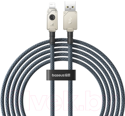 Кабель Baseus Unbreakable USB to iP 2.4A / P10355802221-00 (1м, белый)