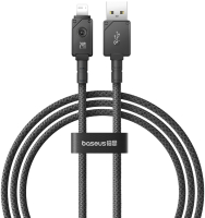 Кабель Baseus Unbreakable USB to iP 2.4A / P10355802111-01 (2м, черный) - 