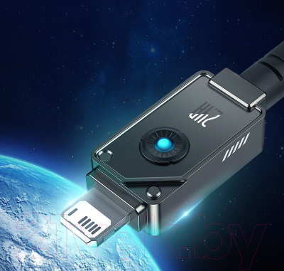 Кабель Baseus Unbreakable USB to iP 2.4A / P10355802111-01 (2м, черный)