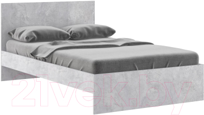 Полуторная кровать Rinner М12 Лайт 120x200 (цемент светлый)