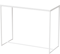Барный стол Millwood Сидней 1 Л 110x60x105 (белый/металл белый) - 