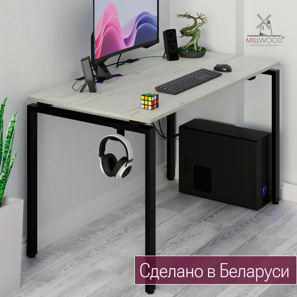 Купить Письменный стол Millwood Лофт Сиэтл ДТ-5 130x70x75 в Минске