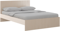 Полуторная кровать Rinner М13 Лайт 140x200 (дуб млечный) - 