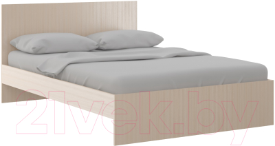 Полуторная кровать Rinner М13 Лайт 140x200 (дуб млечный)