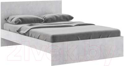 Полуторная кровать Rinner М13 Лайт 140x200 (цемент светлый)