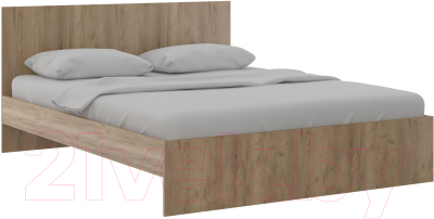 Двуспальная кровать Rinner М14 Лайт 160x200 (дуб золото)