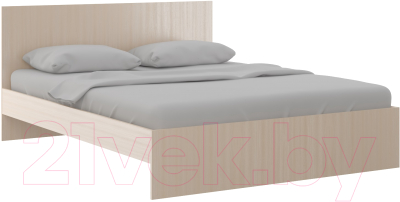 Двуспальная кровать Rinner М14 Лайт 160x200 (дуб млечный)