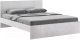 Двуспальная кровать Rinner М14 Лайт 160x200 (цемент светлый) - 