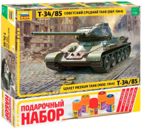 Сборная модель Звезда Советский средний танк Т-34/85 / 3687ПН - 