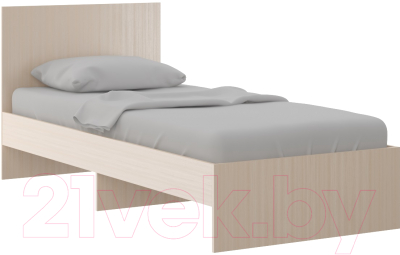 Односпальная кровать Rinner М11 Лайт 90x200 (дуб млечный)