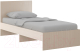 Односпальная кровать Rinner М11 Лайт 90x200 (дуб млечный) - 