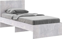 Односпальная кровать Rinner М11 Лайт 90x200 (цемент светлый) - 