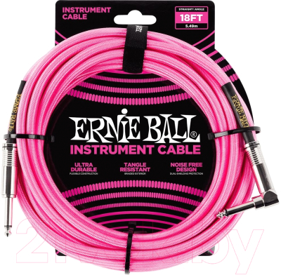 Кабель Ernie Ball P06083 (Neon Pink)