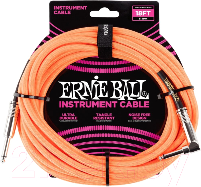 Кабель Ernie Ball P06084 (Neon Orange)