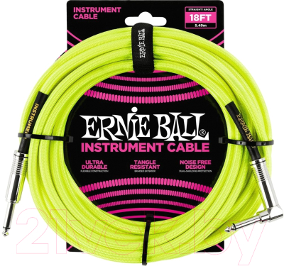 Кабель Ernie Ball P06085 (Neon Yellow)